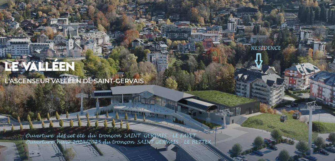 Appartement T2+Cabine Independante Au Depart Des Telecabines Saint-Gervais/Bettex/Mont D'Arbois Buitenkant foto