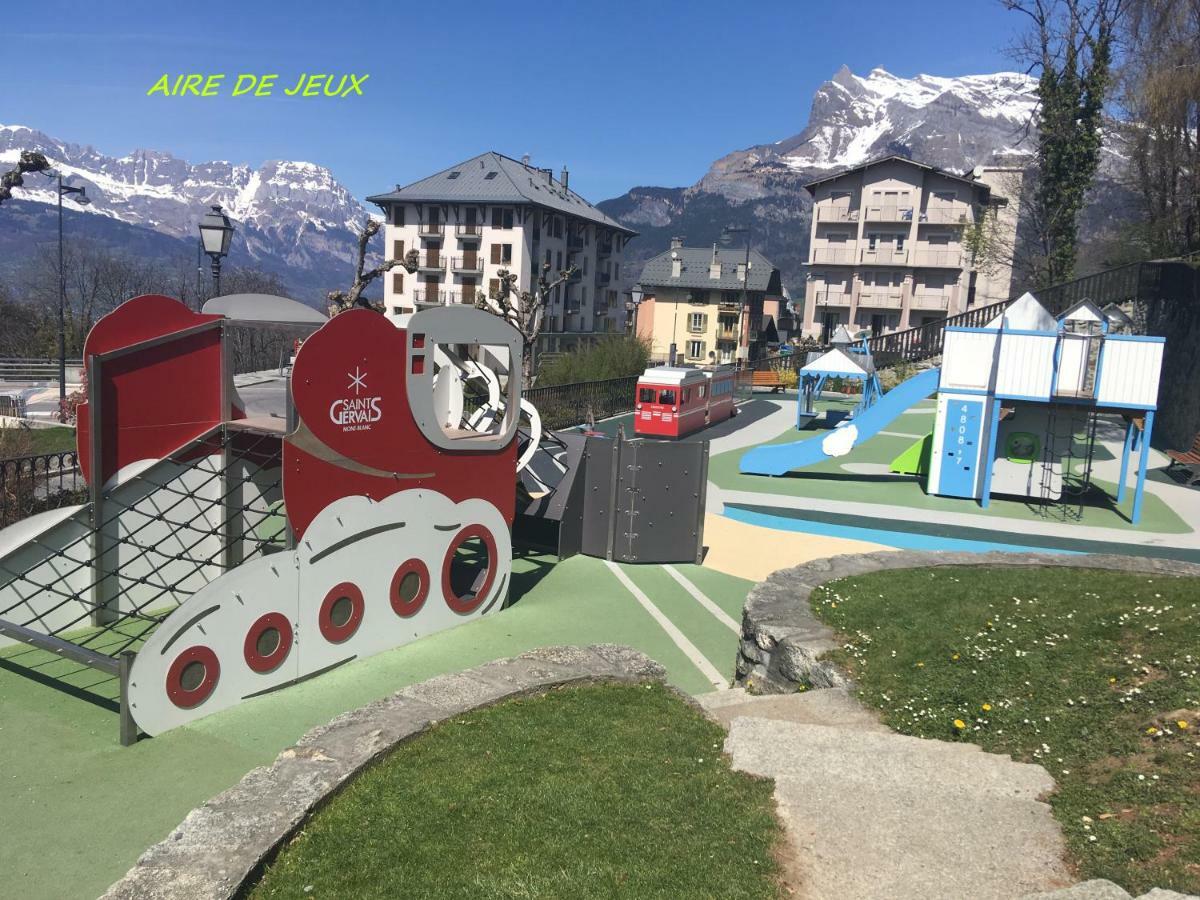 Appartement T2+Cabine Independante Au Depart Des Telecabines Saint-Gervais/Bettex/Mont D'Arbois Buitenkant foto