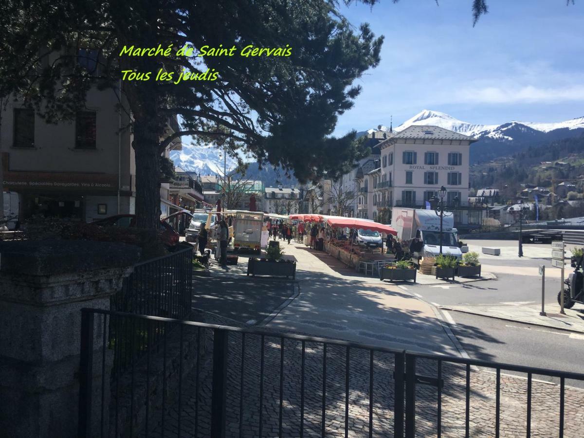 Appartement T2+Cabine Independante Au Depart Des Telecabines Saint-Gervais/Bettex/Mont D'Arbois Buitenkant foto